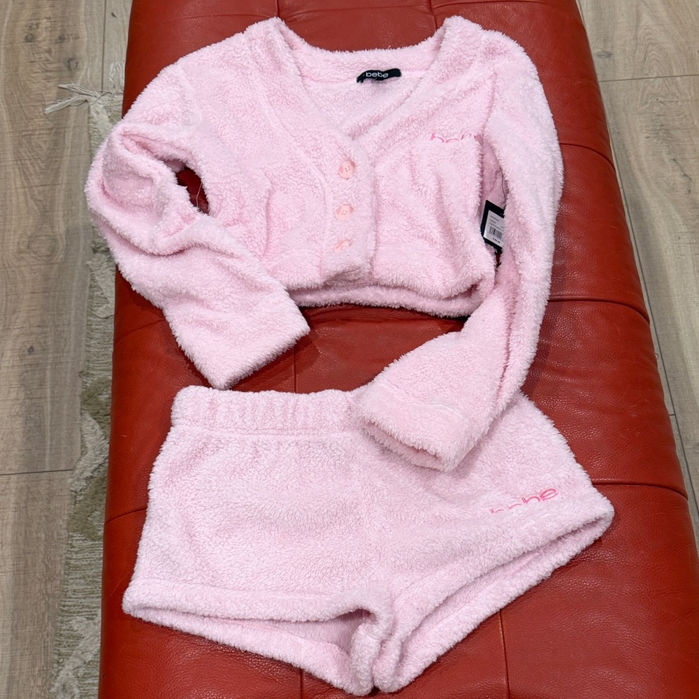 Cozy Bebe PJs - pink summer set - size S new